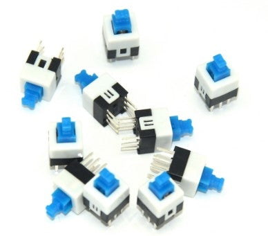 Switch Self-Locking Square DPDT