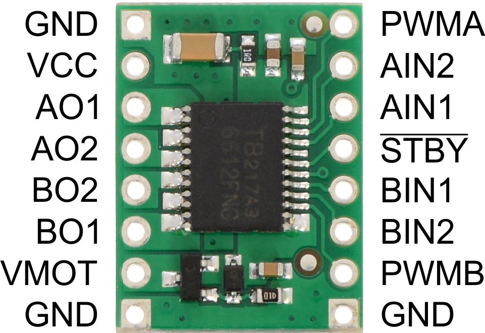 Pololu TB6612FNG Dual Motor Driver Carrier - Compact H-Bridge