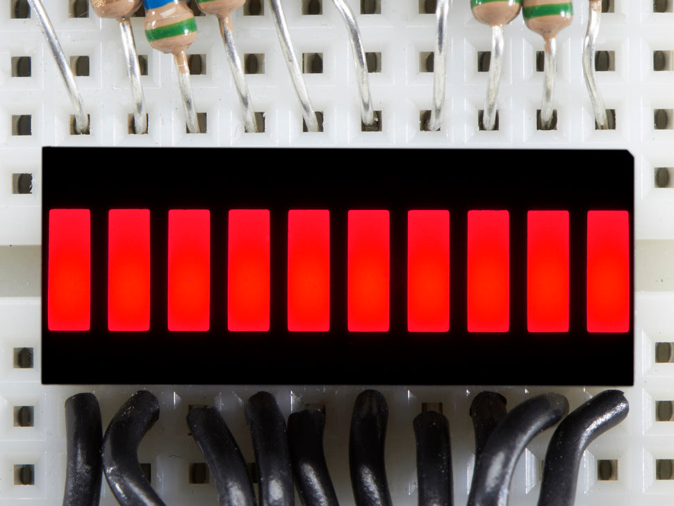 10 Segment Light Bar Graph LED Display Red