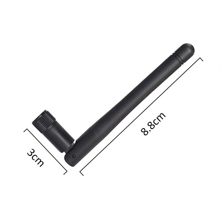 2.4G 2.5dBi Wifi Omni Directional Antenna with IPEX (u.FL) to SMA Male to Female Connector Adapter