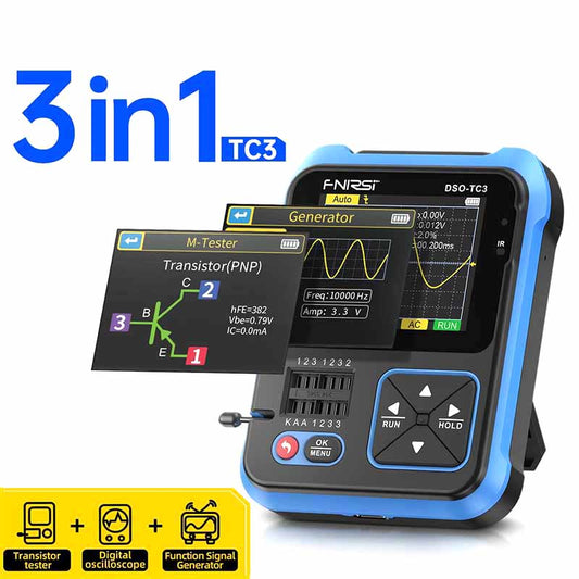 FNIRSI DSO-TC3 3 in 1 Digital Oscilloscope