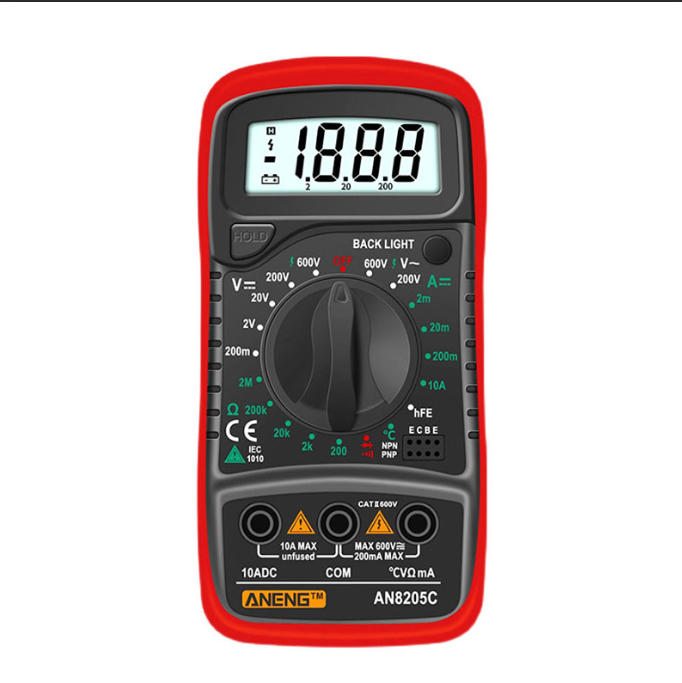 Multifunctional Digital Display Multimeter XL830 AN8205C