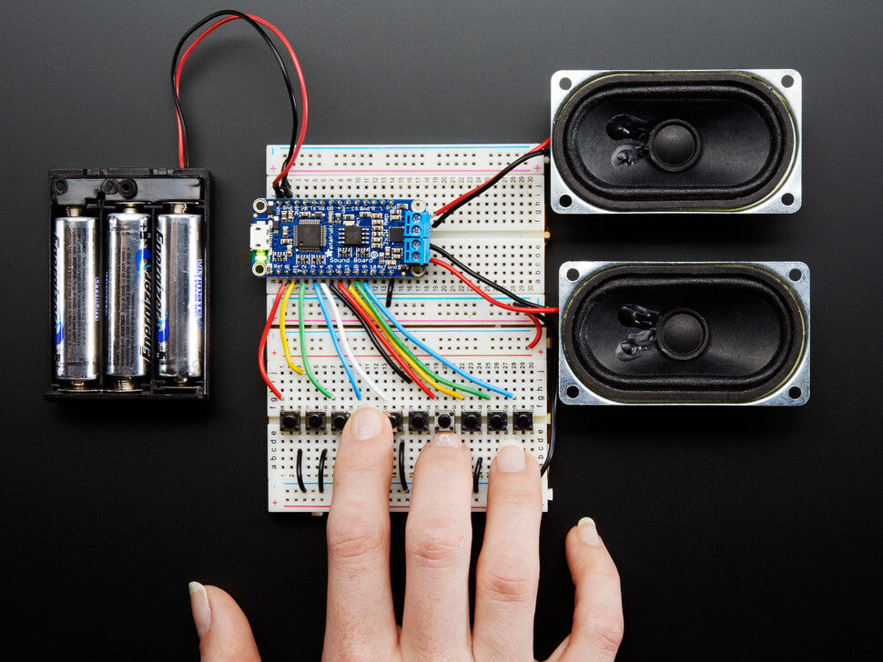 Audio FX Sound Board + 2x2W Amp WAV/OGG Trigger 16MB Adafruit
