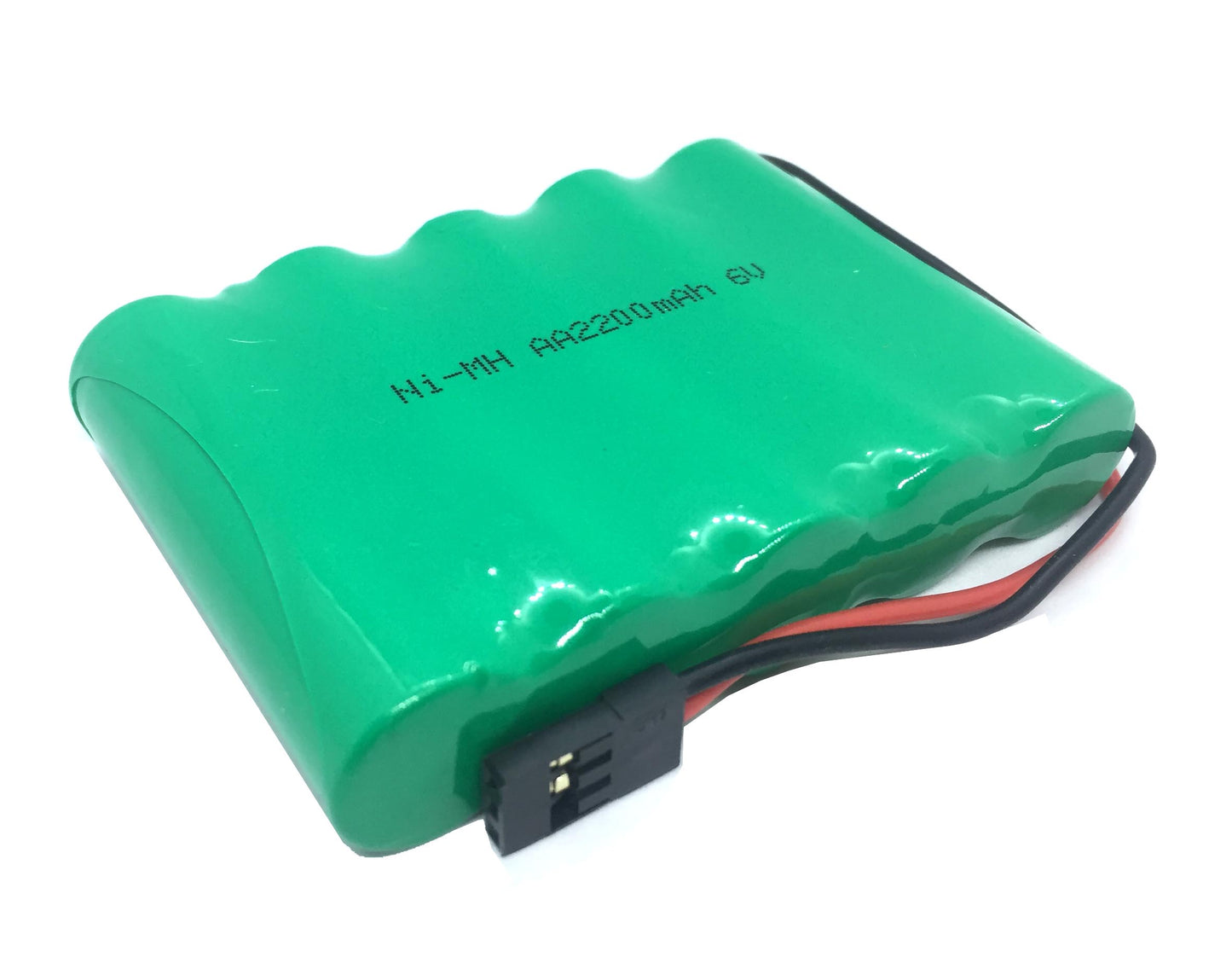 Battery Rechargeable NiMH Pack 6.0 V 2200 mAh 5x1 AA Cells
