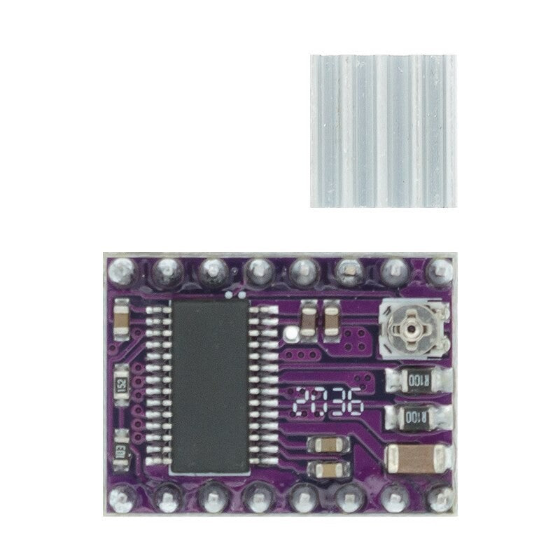 Stepper Motor Driver Stepstick A4988 Drv8825 With Heat Sink Carrier Reprap Ramps 3d Printer Parts