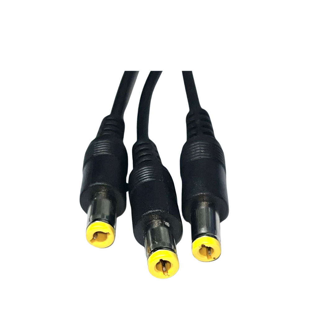 DC Barrel Jack 3 Way 2.1mm Splitter Squid