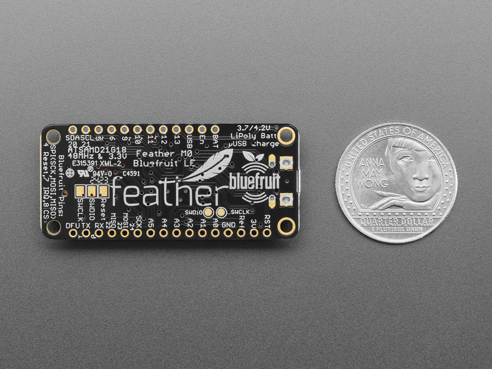 Adafruit Feather M0 Bluefruit LE - ATSAMD21 with BLE