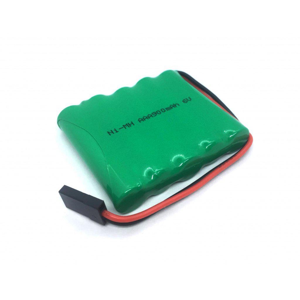 Battery Rechargeable NiMH Pack 6.0 V 900 mAh 5x1 AAA Cells