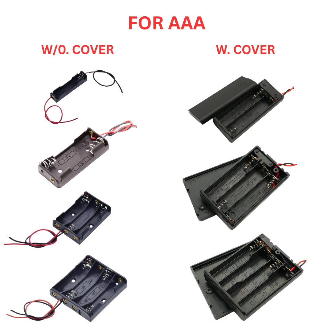 Battery Holder AAA 1S 2S 3S 4S with wire