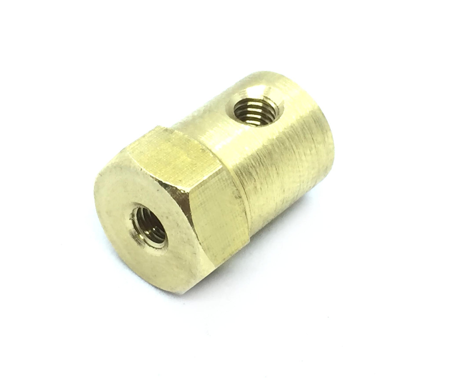 Coupling 3mm Hexagon Brass for Motor Shafts and Wheels