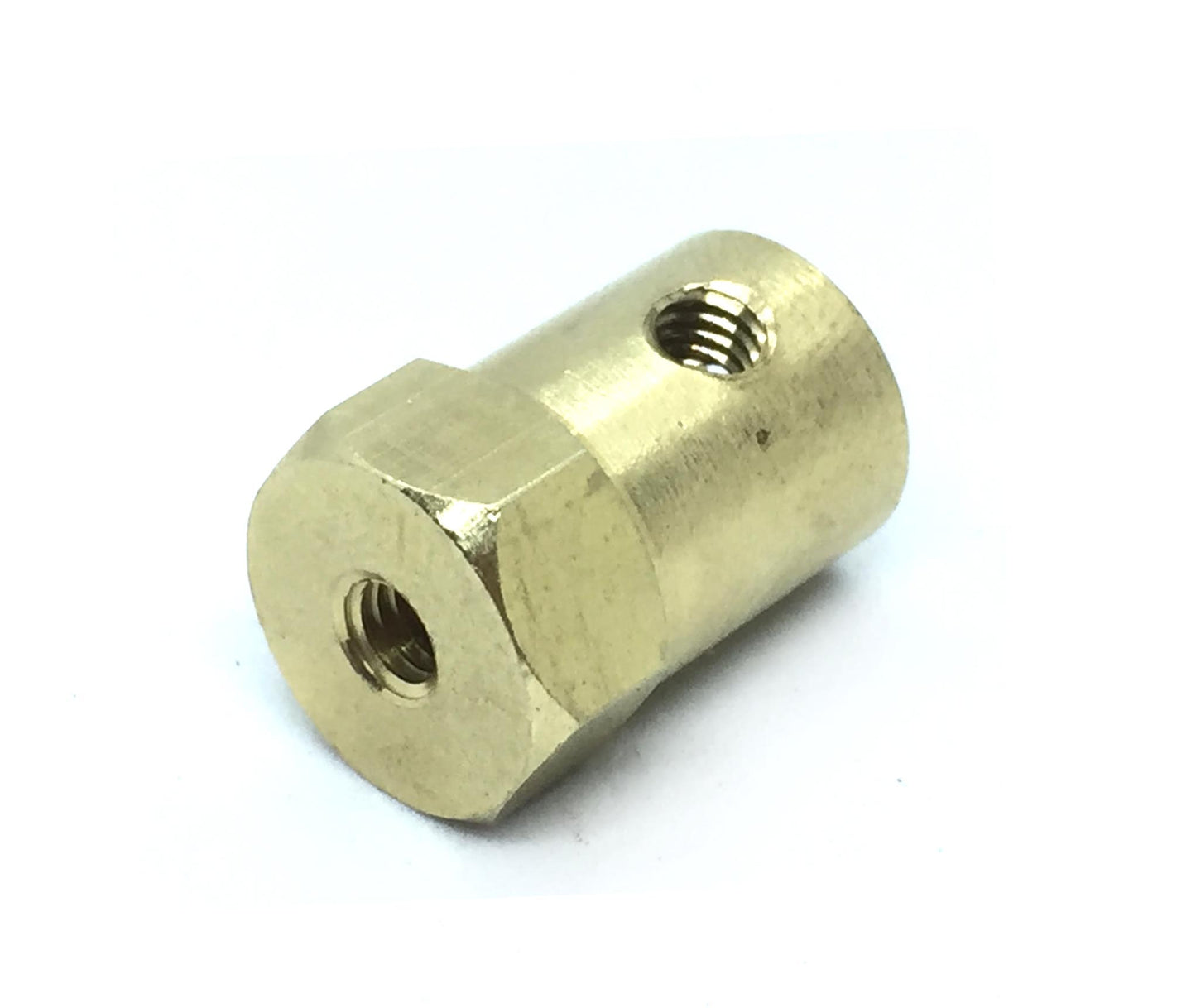 Coupling 5mm Hexagon Brass for Motor Shafts and Wheel