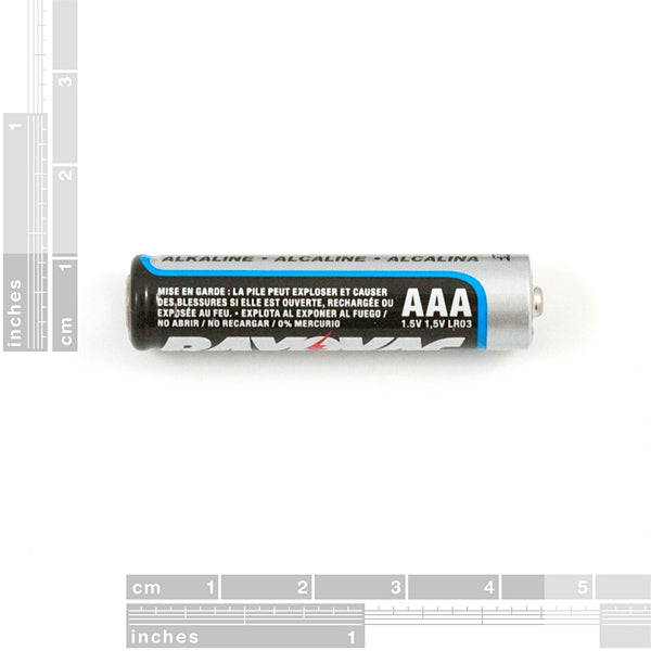 750 mAh Alkaline Battery AAA