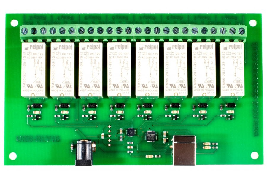 8 Channel Relay Module USB RLY 16 16Amp