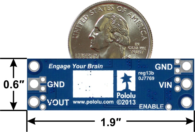 9V Step-Up Voltage Regulator U3V50F9 Pololu