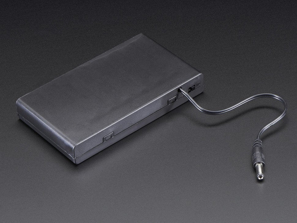 AA battery 8 x holder with 5.5mm-2.1mm Plug and On-Off Switch