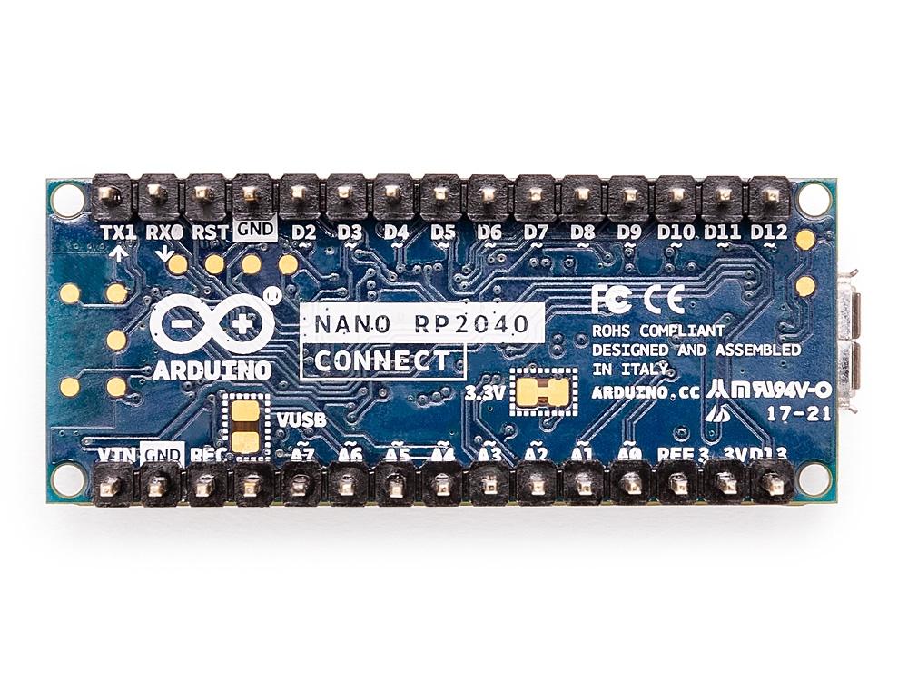 Arduino Nano RP2040 Connect – WiFi & Bluetooth Enabled Board