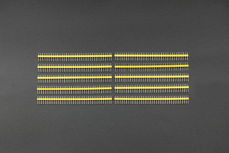 Headers 0.1″ 2.54 mm Arduino Male Pin Straight Yellow 5PCS