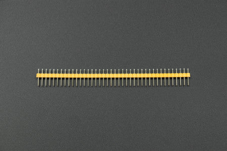Headers 0.1″ 2.54 mm Arduino Male Pin Straight Yellow 5PCS