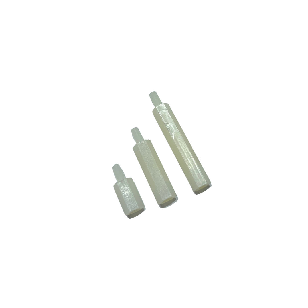 M3 Brass Male–Female Hex Standoffs (5-Pack) | 6 mm Hex