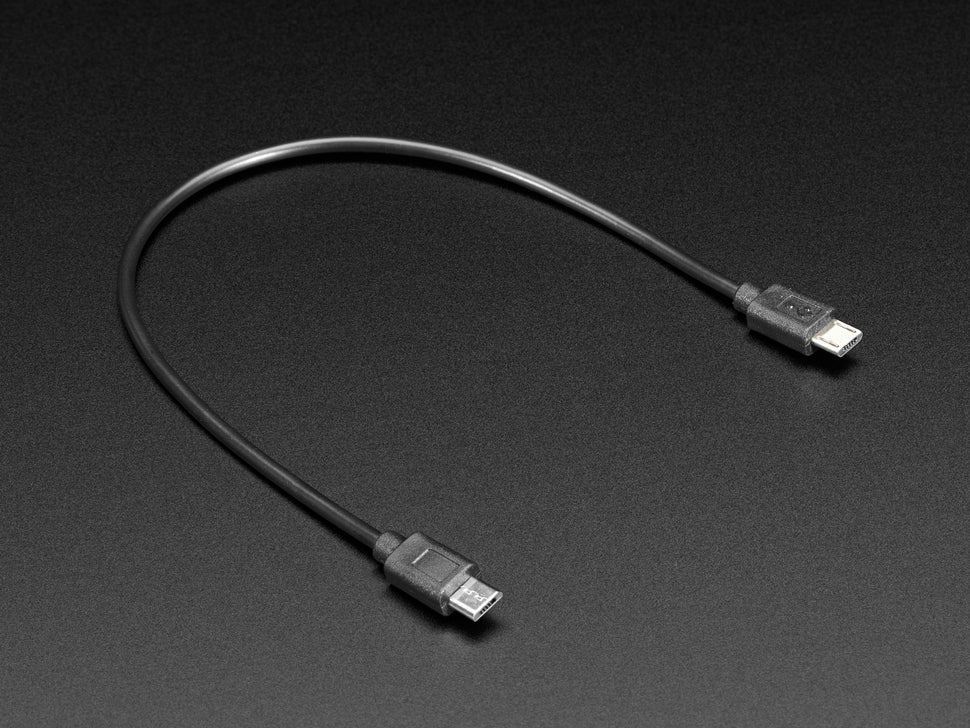 Micro USB to Micro USB OTG Cable 10-12" / 25-30cm long
