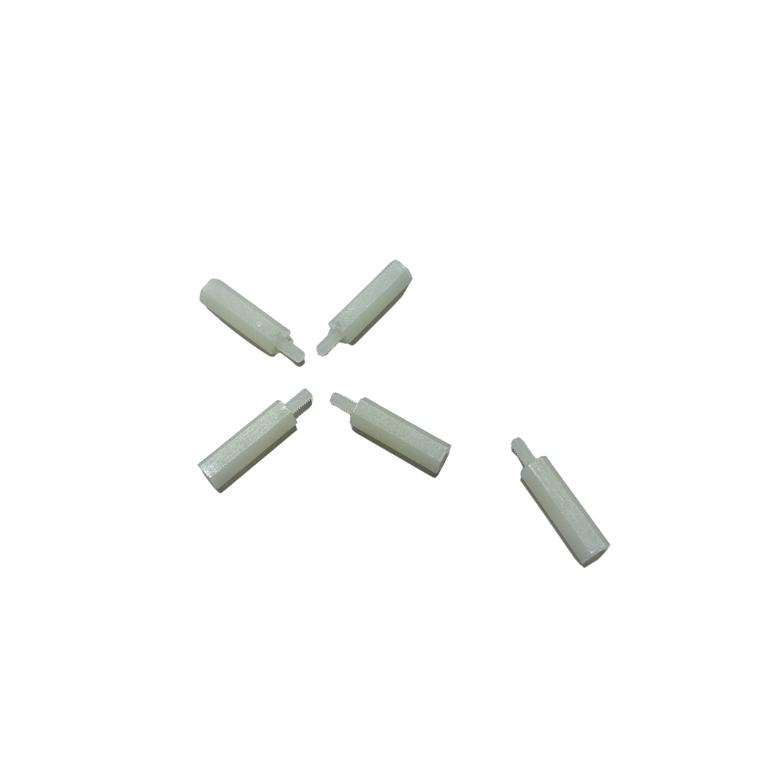 M3 Brass Male–Female Hex Standoffs (5-Pack) | 6 mm Hex