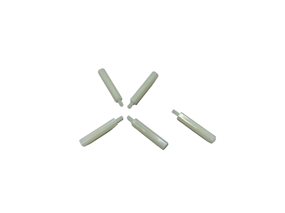 M3 Brass Male–Female Hex Standoffs (5-Pack) | 6 mm Hex
