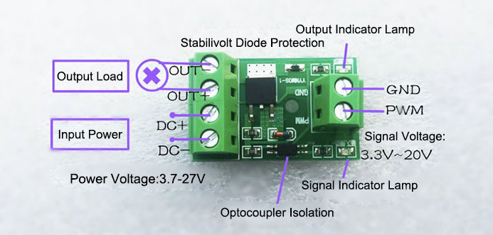 MOSFET F5305S Switch Module