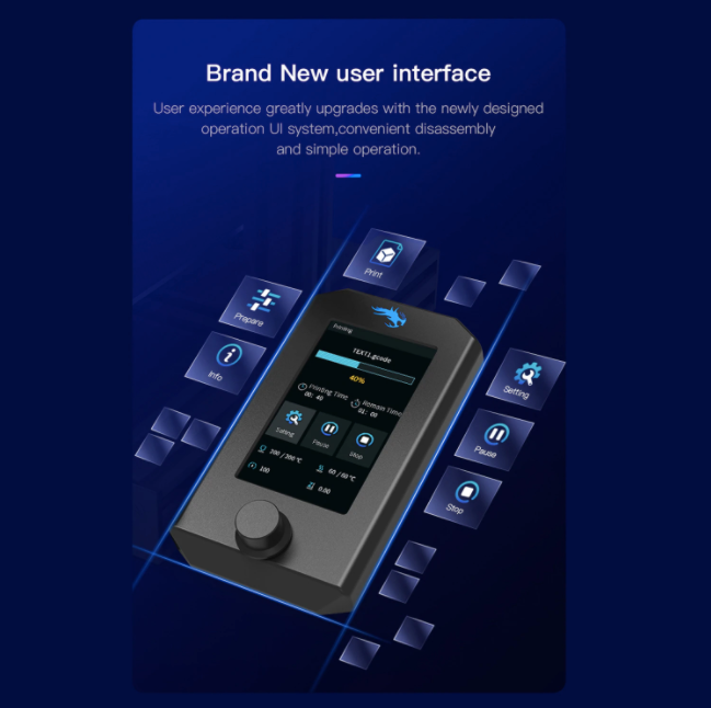 Creality Ender 3 V2 3D Printer All-Metal Integrated Structure Silent Mainboard