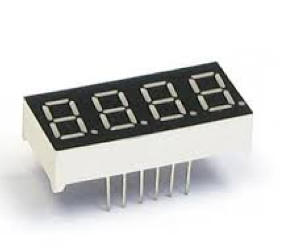Four Digit Numeric Display 0.56" Red Common Cathode
