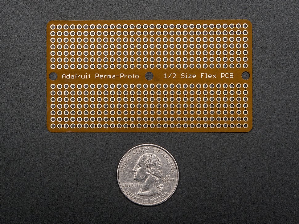 Adafruit Flex Perma-Proto Half-sized Breadboard Flex PCB