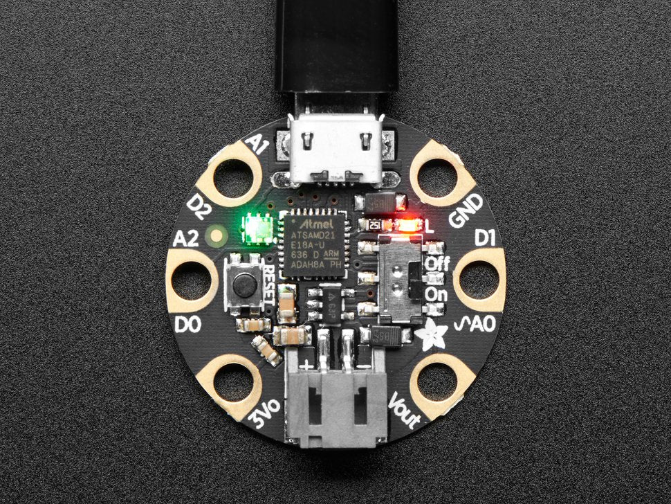 Adafruit GEMMA M0 Miniature wearable electronic platform