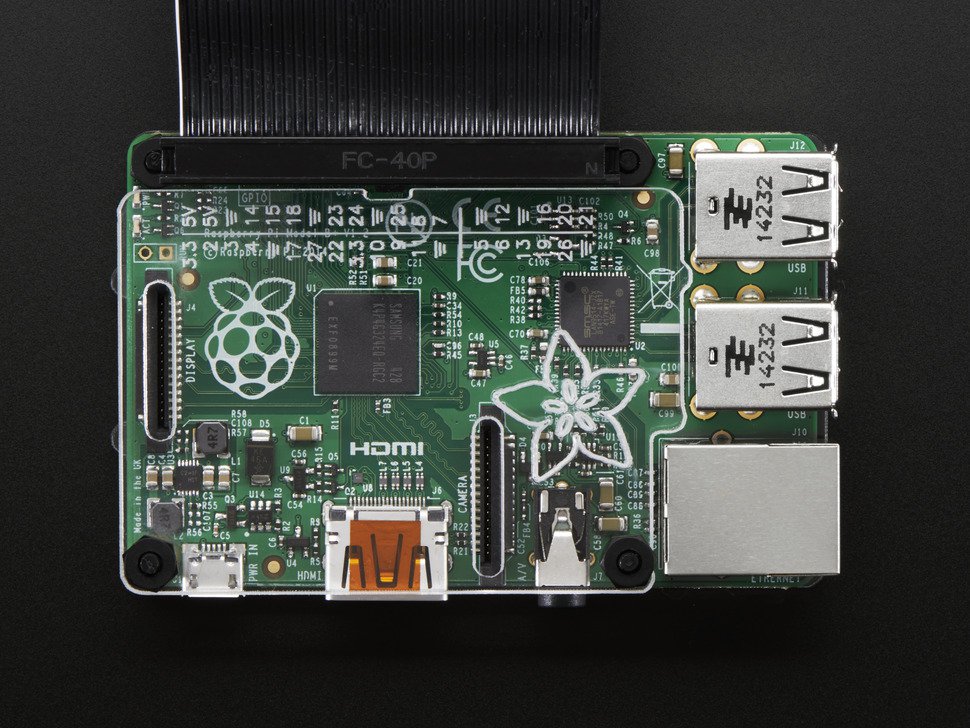 Adafruit Pi Protector for Raspberry Pi Model B+ / Pi 2 / Pi 3