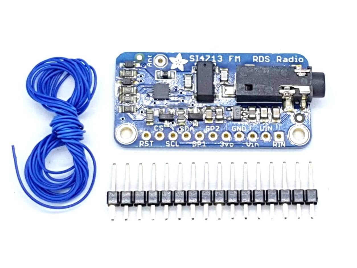 Adafruit Stereo FM Transmitter with RDS/RBDS Breakout - Si4713