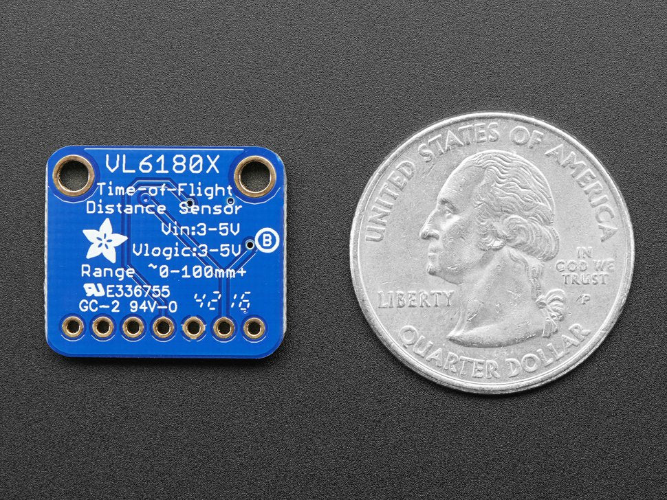 Adafruit VL6180X Time of Flight Distance Ranging Sensor