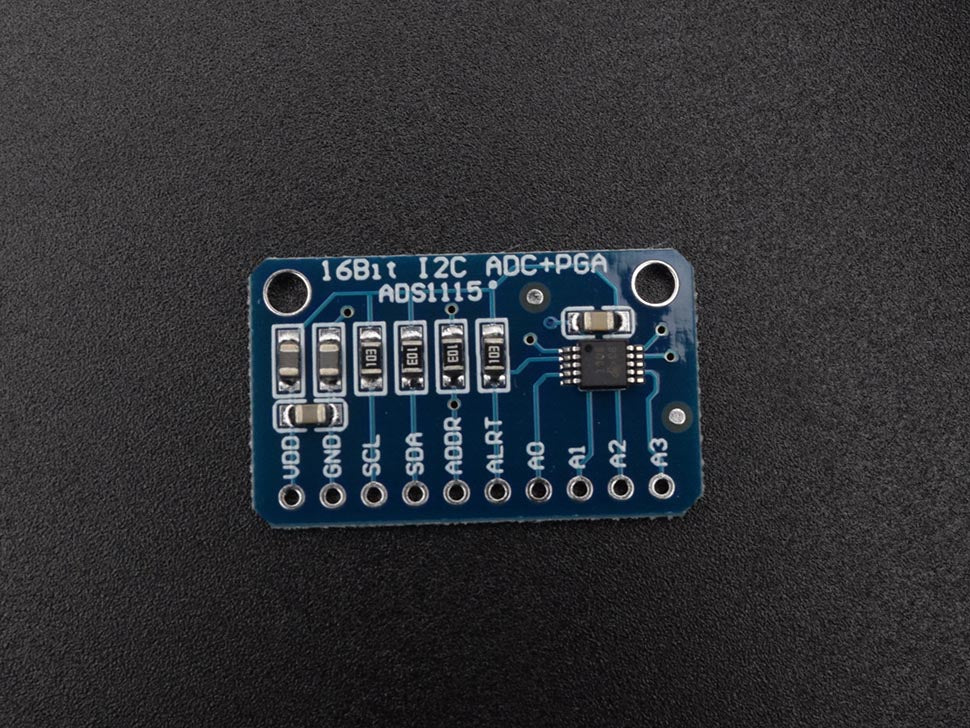ADC 16-Bit 4 Channel ADS1115 with Programmable Gain Amplifier