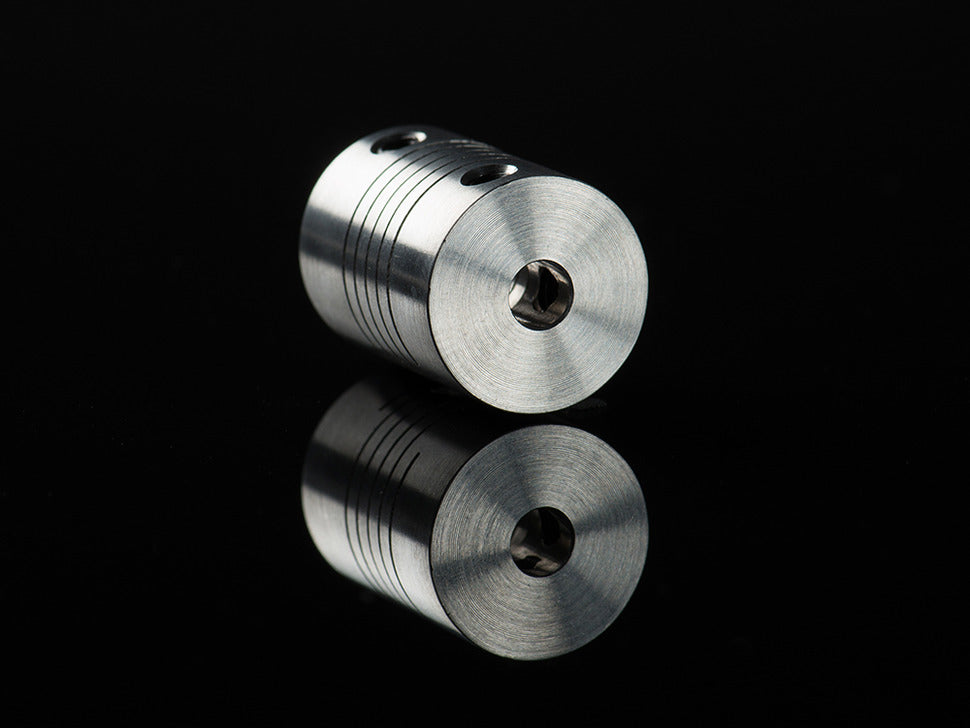 Aluminum Flex Shaft Coupler - 5mm to 8mm for Stepper Motors