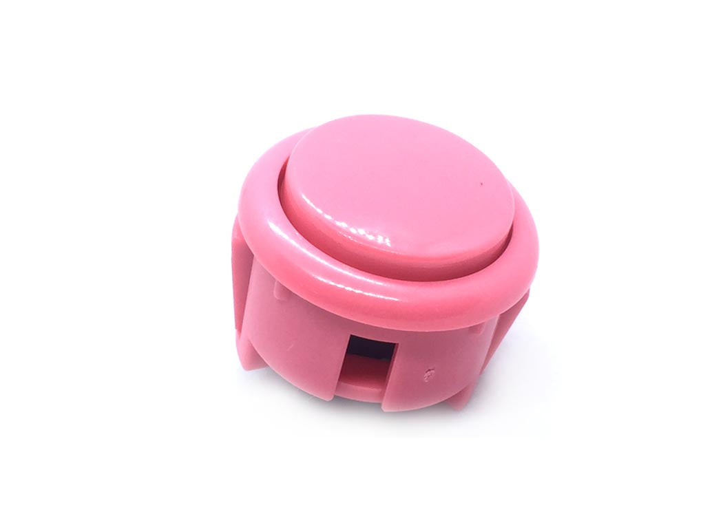 Arcade Momentary Pushbutton 30mm Pink