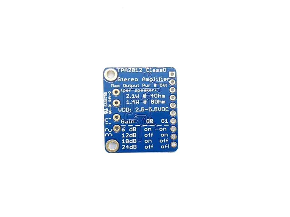 Audio Amplifier Stereo 2.1W Class D TPA2012