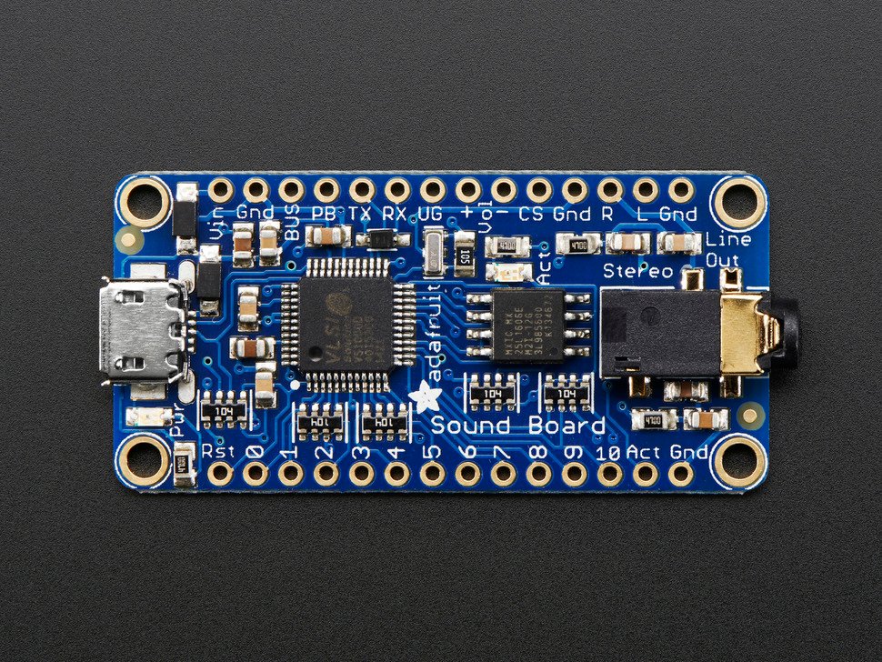Audio FX Sound Board WAV-OGG Trigger with 2MB Flash Adafruit