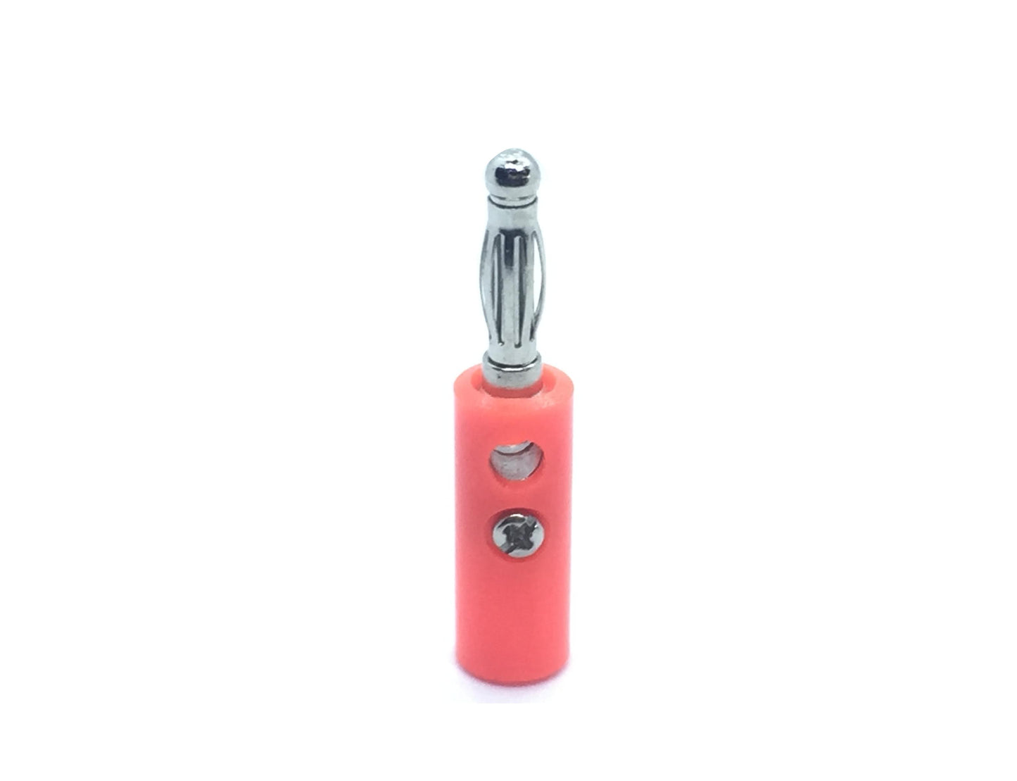Banana Plug with Screw Red 5PCS
