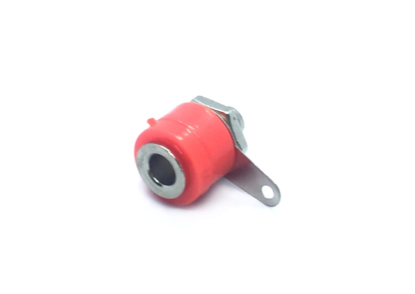 Banana Socket Panel Mount 4mm Female Speaker Connector Red 5PCS