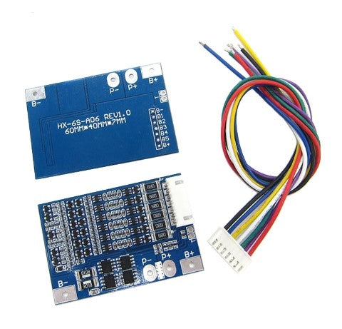 Battery 6S 22.2V BMS Li-ion 18650