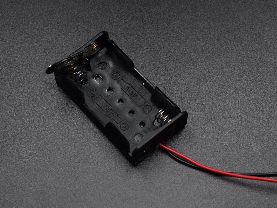 Battery Holder with Switch 2 x AA