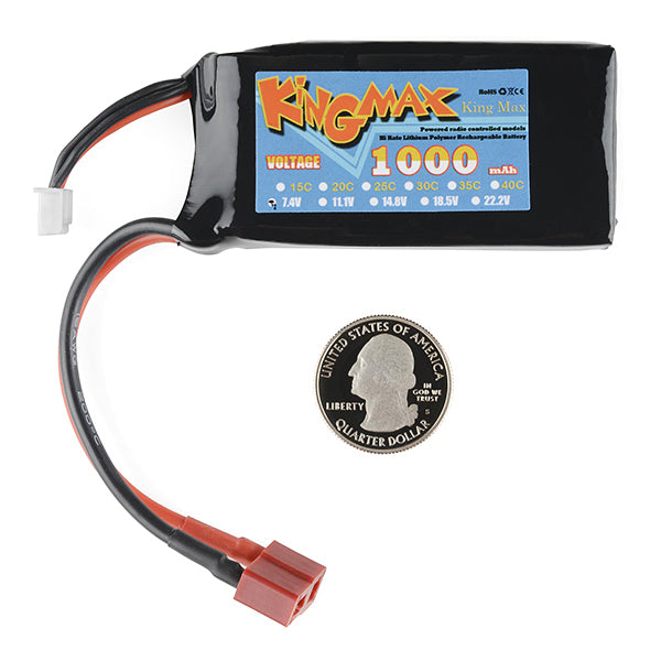 Battery Lithium Ion 1000mAh 7.4v