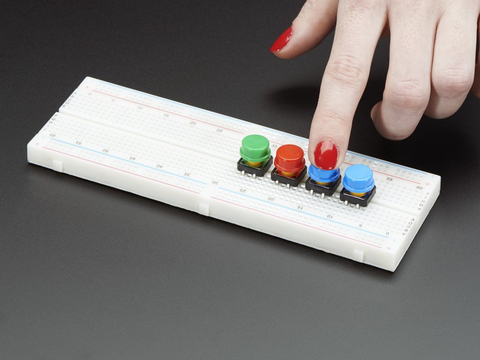 Button Colorful Round Tactile Switch Assortment 25 pack