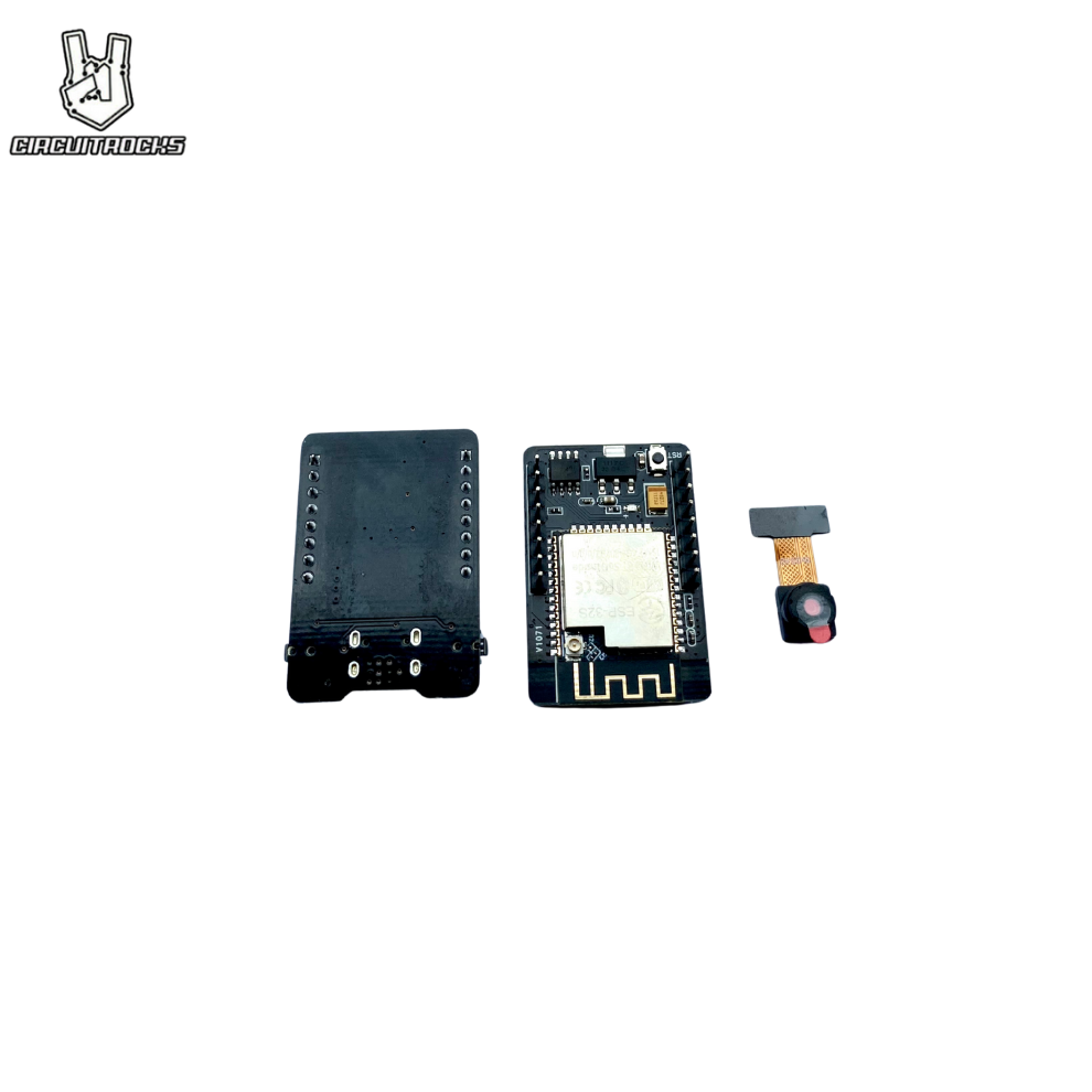 ESP32-CAM + USB Programmer (ESP32-CAM-MB) – OV2640 2MP, Wi-Fi/BLE, USB-C, CH340, 8MB PSRAM