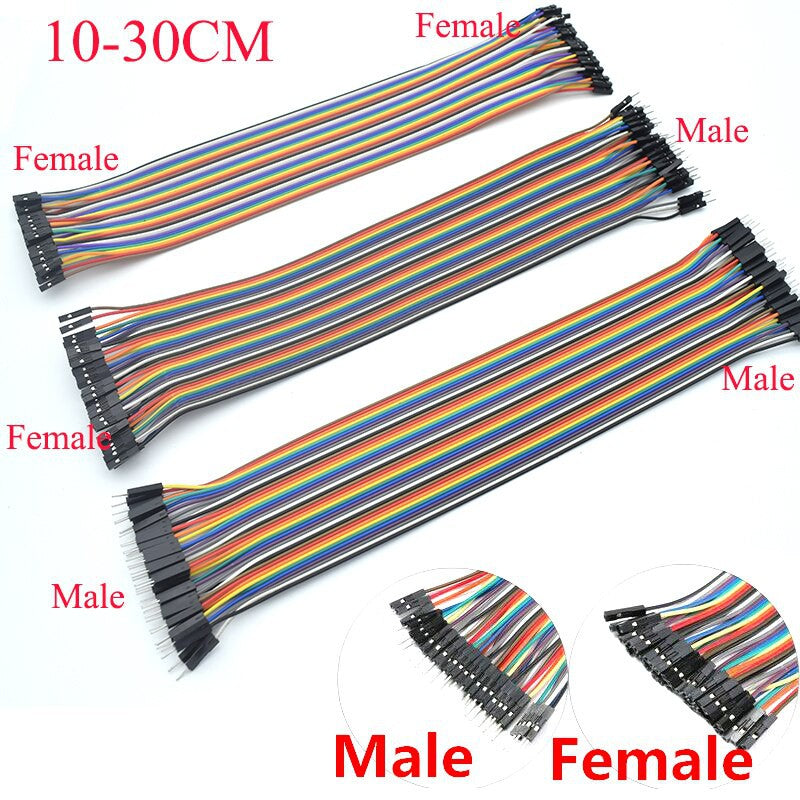 Jumper Wires Dupont Line 10 20 30 cm Arduino Compatible