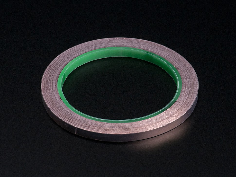 Copper Foil Tape with Conductive Adhesive - 5mm x 25 Meters