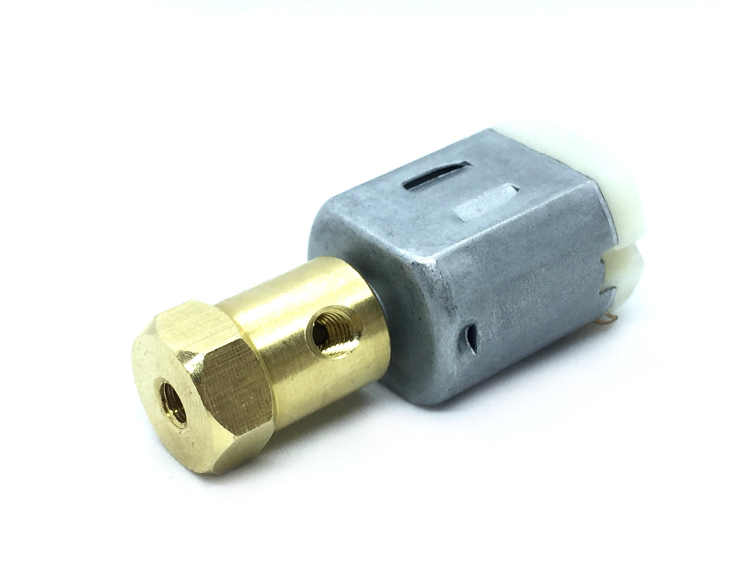 Coupling 2mm Hexagon Brass for Motor Shafts and Wheels