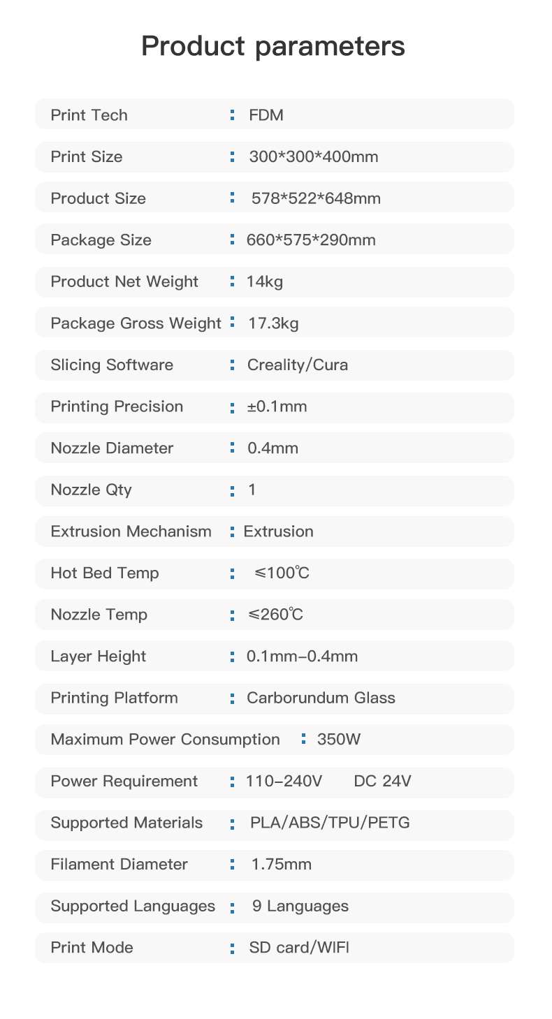 Creality CR-10 Smart 3D Printer All-Metal Integrated Structure Silent Mainboard